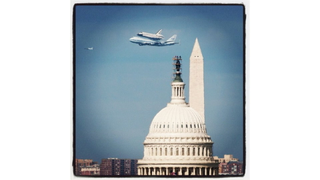 NASA Captures Shuttle's Capitol Hill Flyby With—What Else—Instagram (Updated)